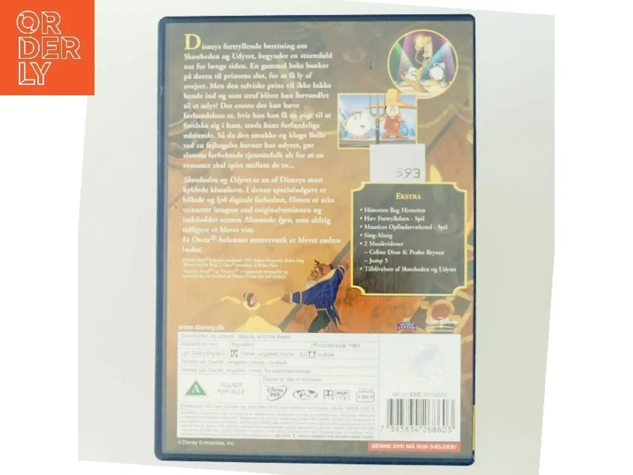 Billede 3 - Skønheden og Udyret med Celine Dion (DVD)
