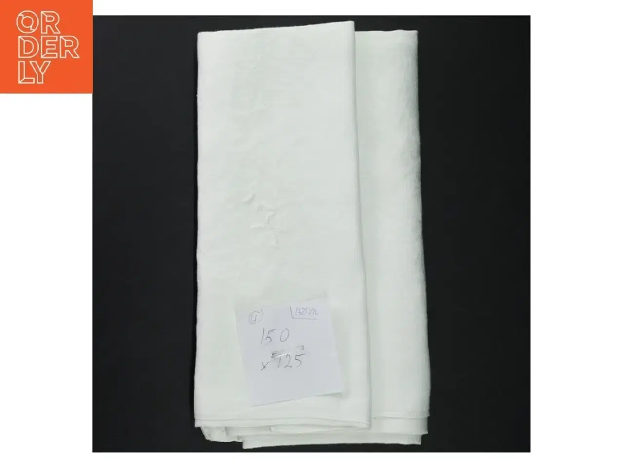 Billede 4 - Hvid dug (str. 150 x 125 cm)