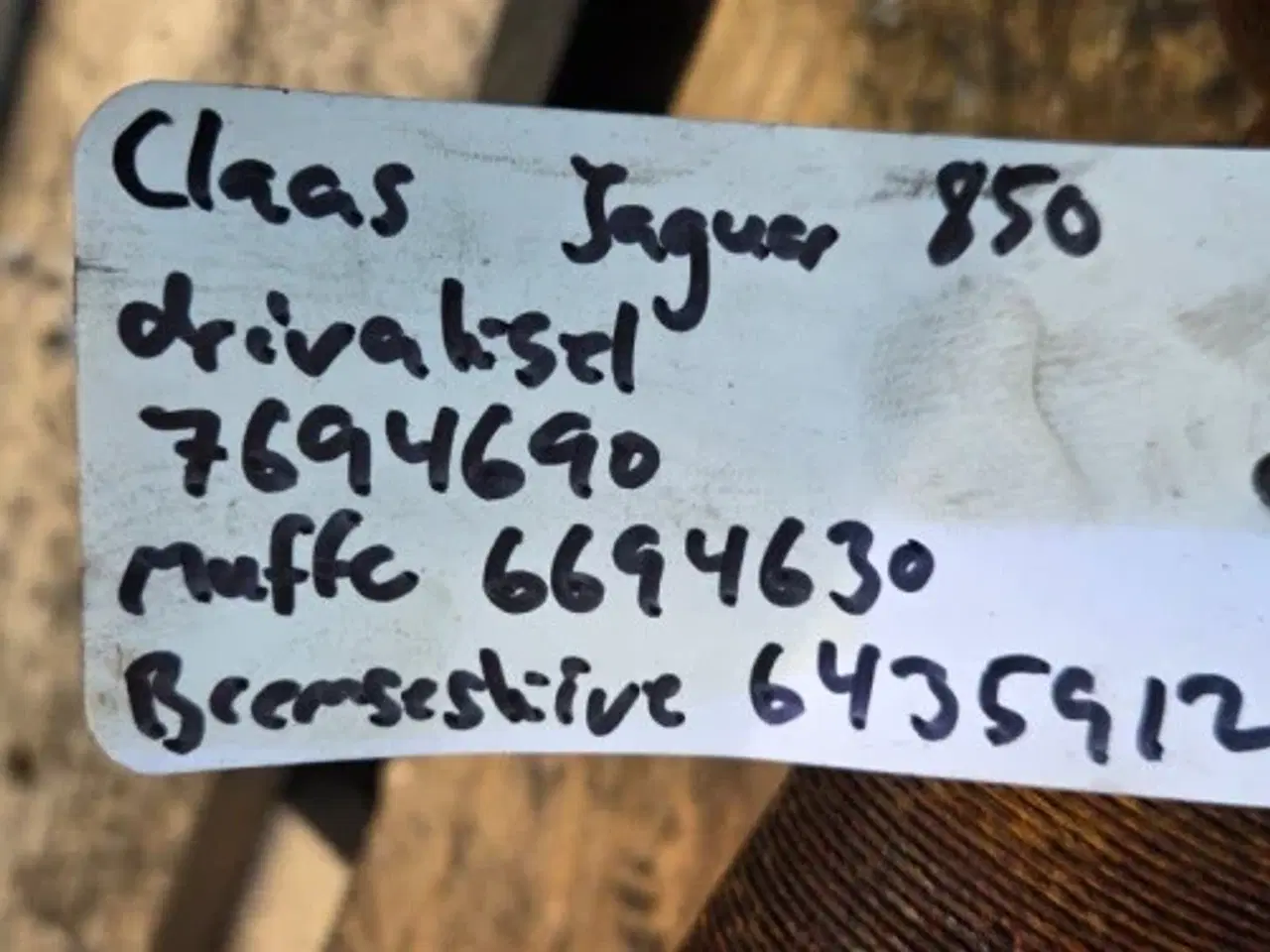 Billede 12 - Claas Jaguar 850 Drivaksel 7694690