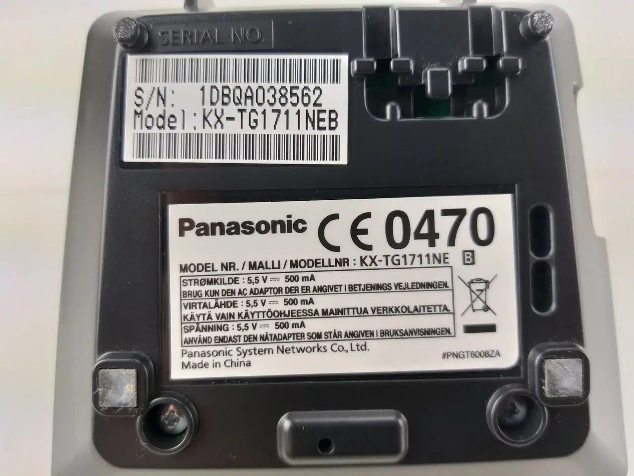 Billede 7 - Panasonic KX-TG1711NE Trådløs Telefon