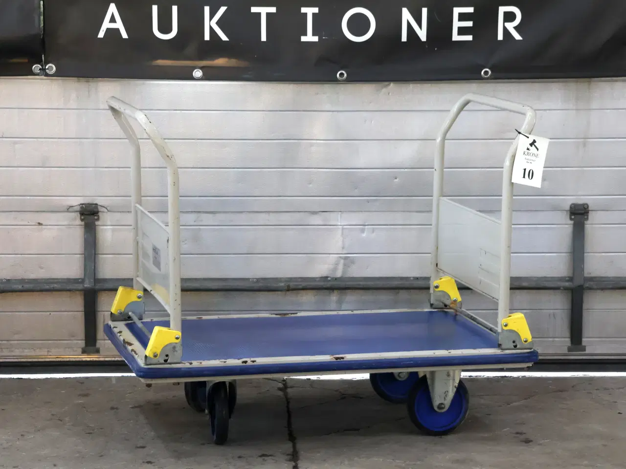 Billede 1 -  Sammenklappelig transportvogn ca 125*79cm. 