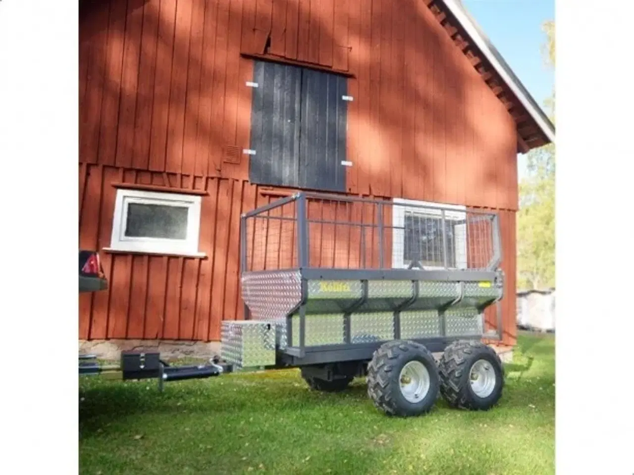 Billede 4 - Kellfri Tipvogn til ATV - 1.420 kg med elhydraulisk tipning