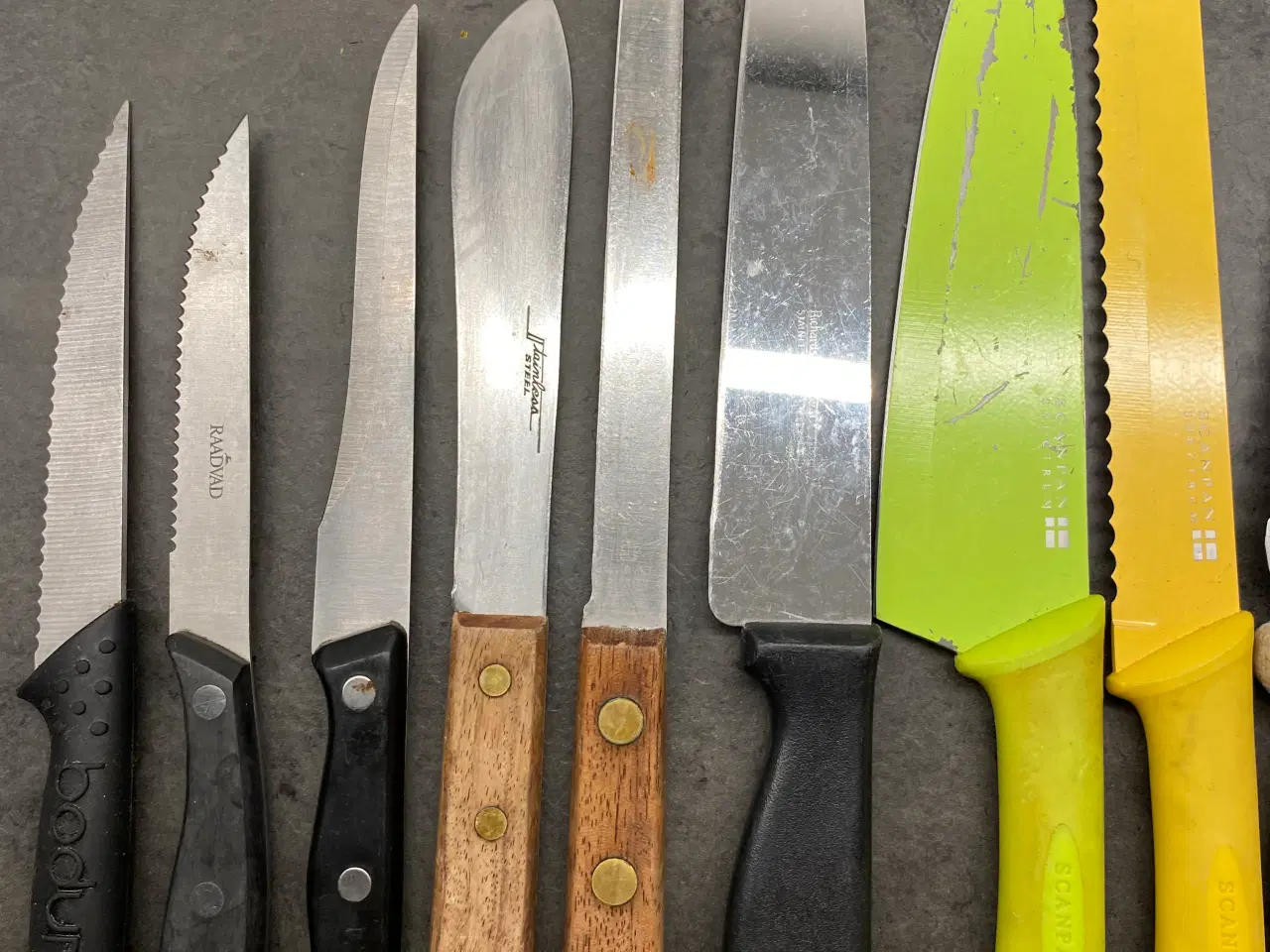 Billede 2 - 22 stk. diverse køkken knive