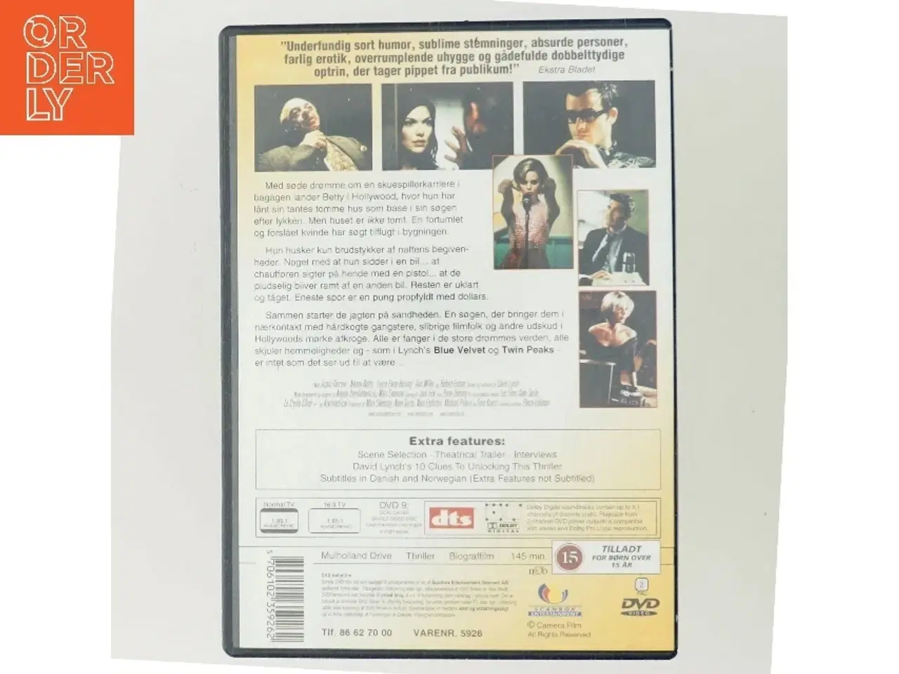 Billede 3 - Mulholland Drive med Naomi Watts (DVD)