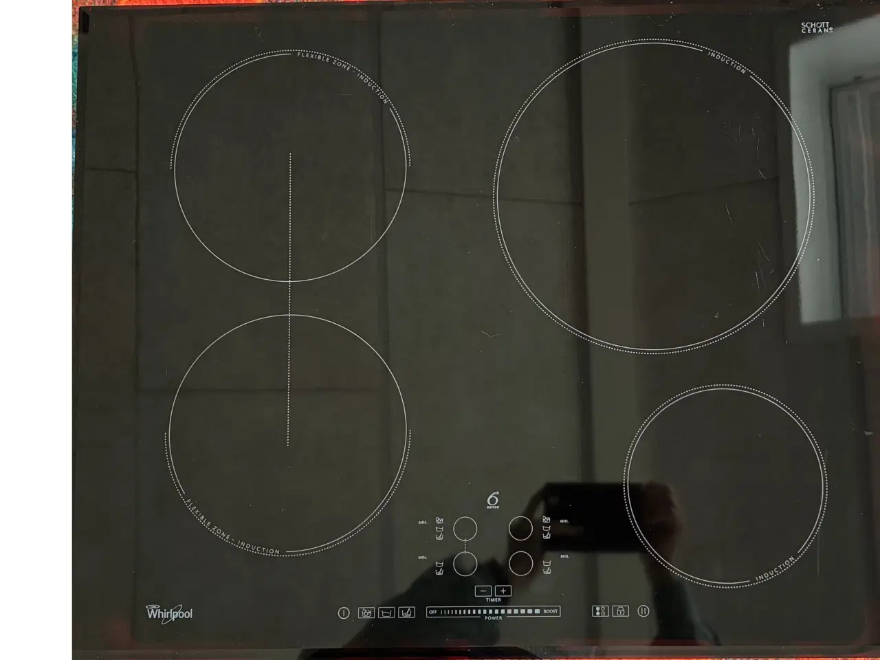 Billede 1 - Induktionskogeplade med ny glasplade