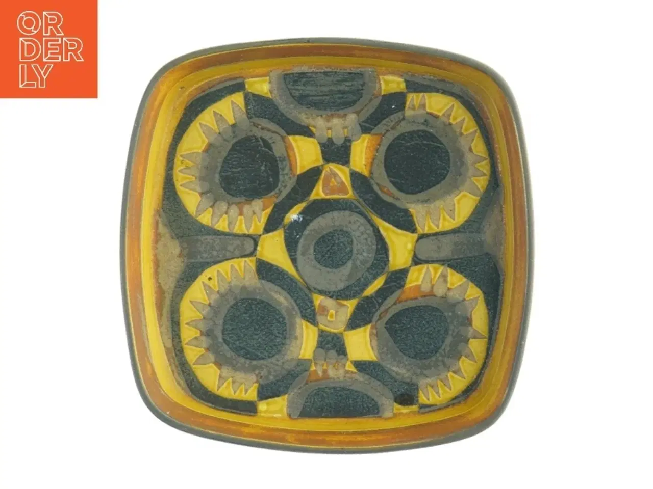 Billede 1 - Keramik Fad (str. 21 x 21 cm)