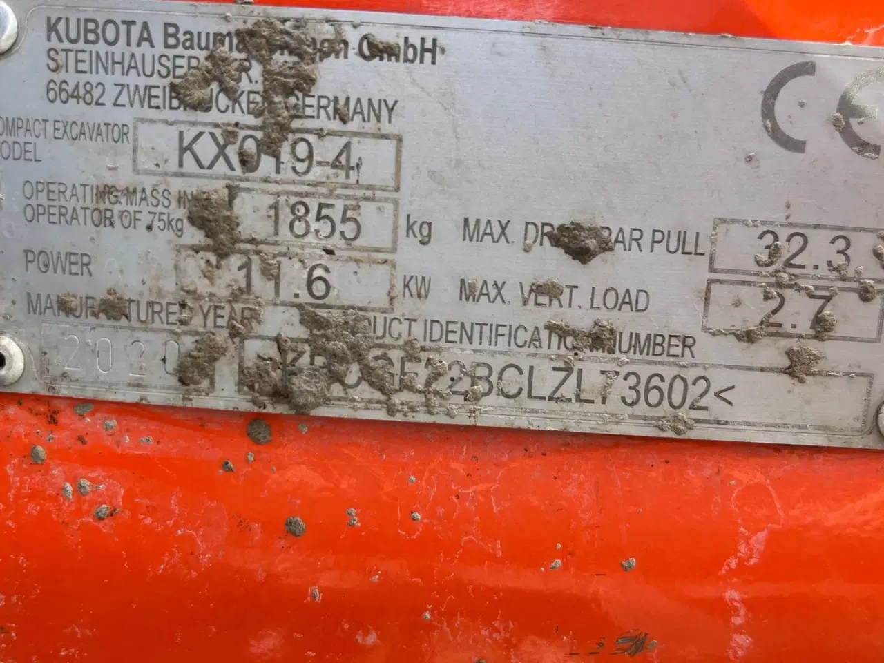 Billede 7 - Kubota KX019-4 Hydraulisk tiltman  kun kørt 833timer