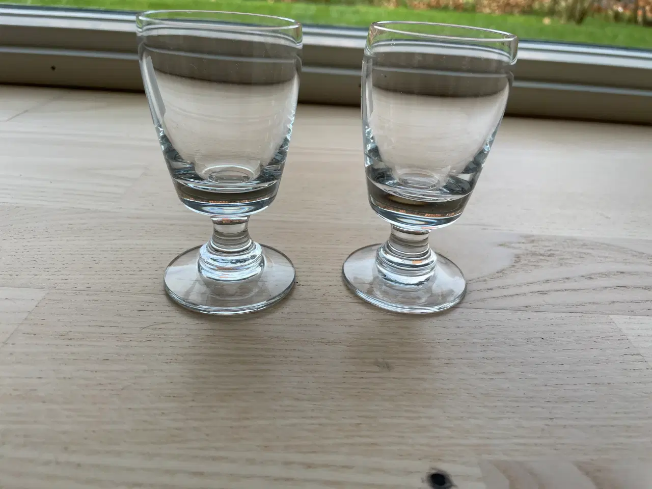Billede 1 - To Portvinsglas - Almue - Holmegaard