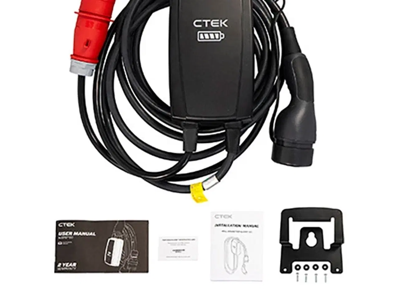 Billede 1 - CTEK Njord Elbillader Type 2 inkl. vægbeslag