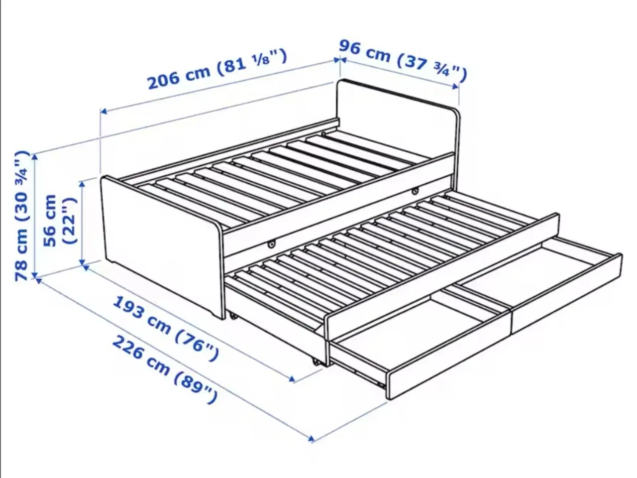 Billede 2 - Ikea seng 