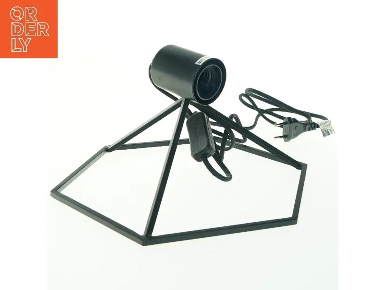 Billede 1 - Geometrisk bordlampe (str. 25,5x15 cm)