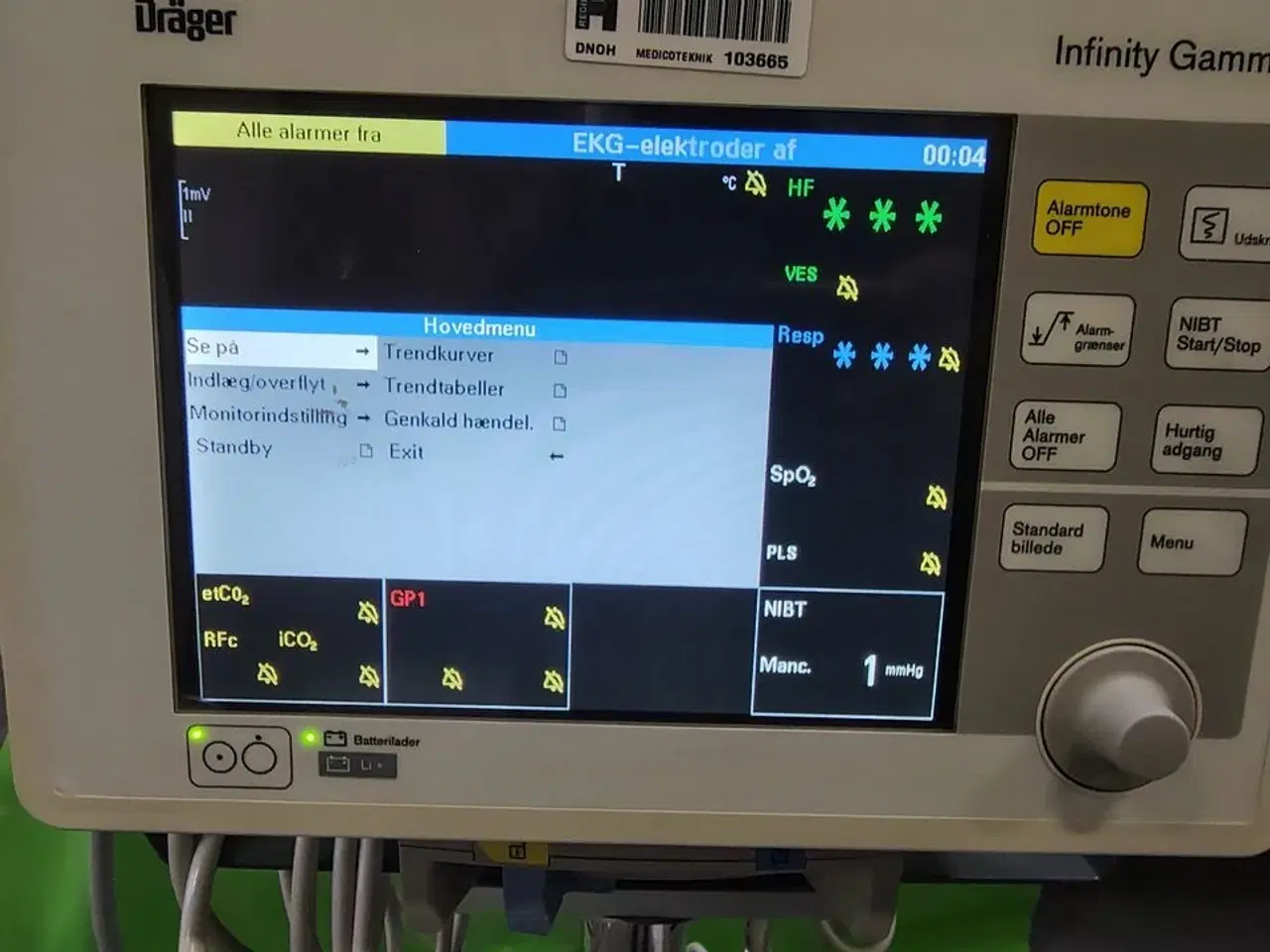 Billede 13 - Patient Monitor DRÄGER Infinity Gamma XL