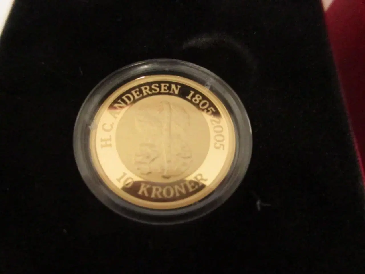 Billede 1 - Guld 10 kr H.C. Andersen "Den Grimme Ælling" 