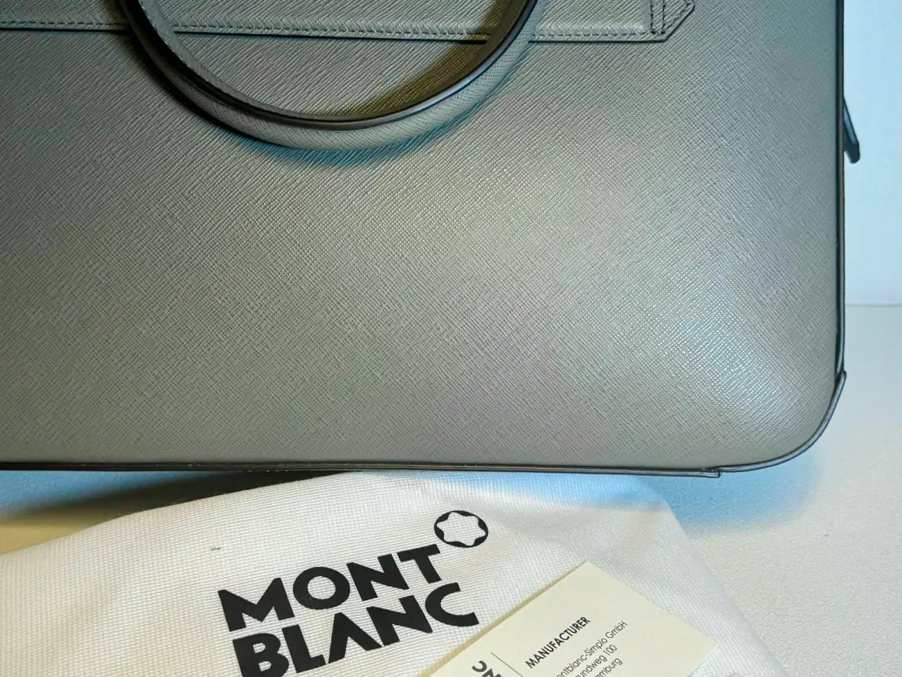 Billede 3 - 💼 Montblanc dokumenttaske i læder - ubrugt