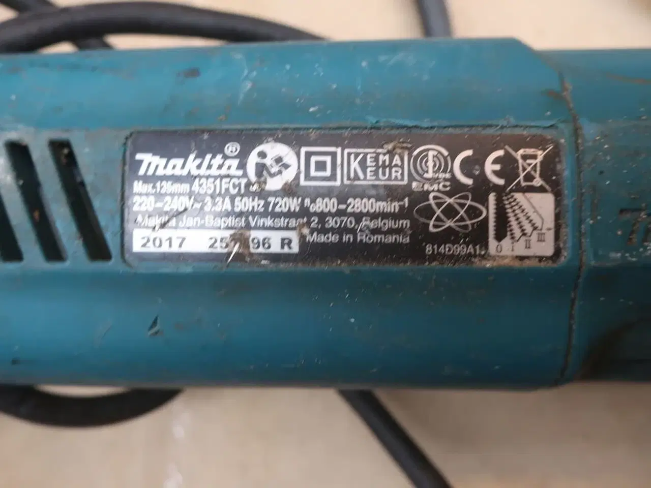 Billede 2 - Dyksav, vinkelsliber, multiværktøj mv.  MAKITA  Model: GA503R, 2596 R, JN1601