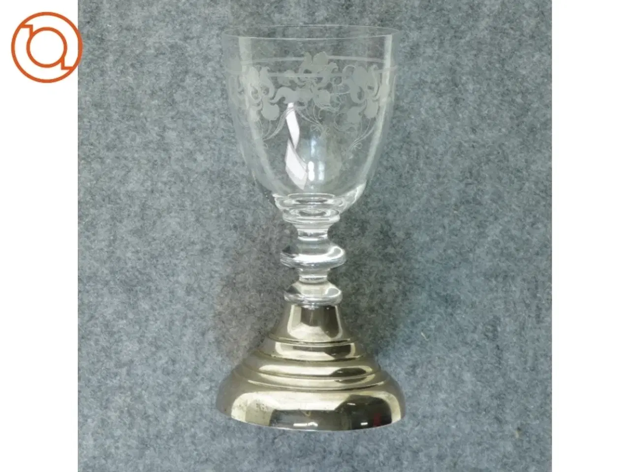 Billede 1 - Glaspokal  (str. 21 x 10 cm)