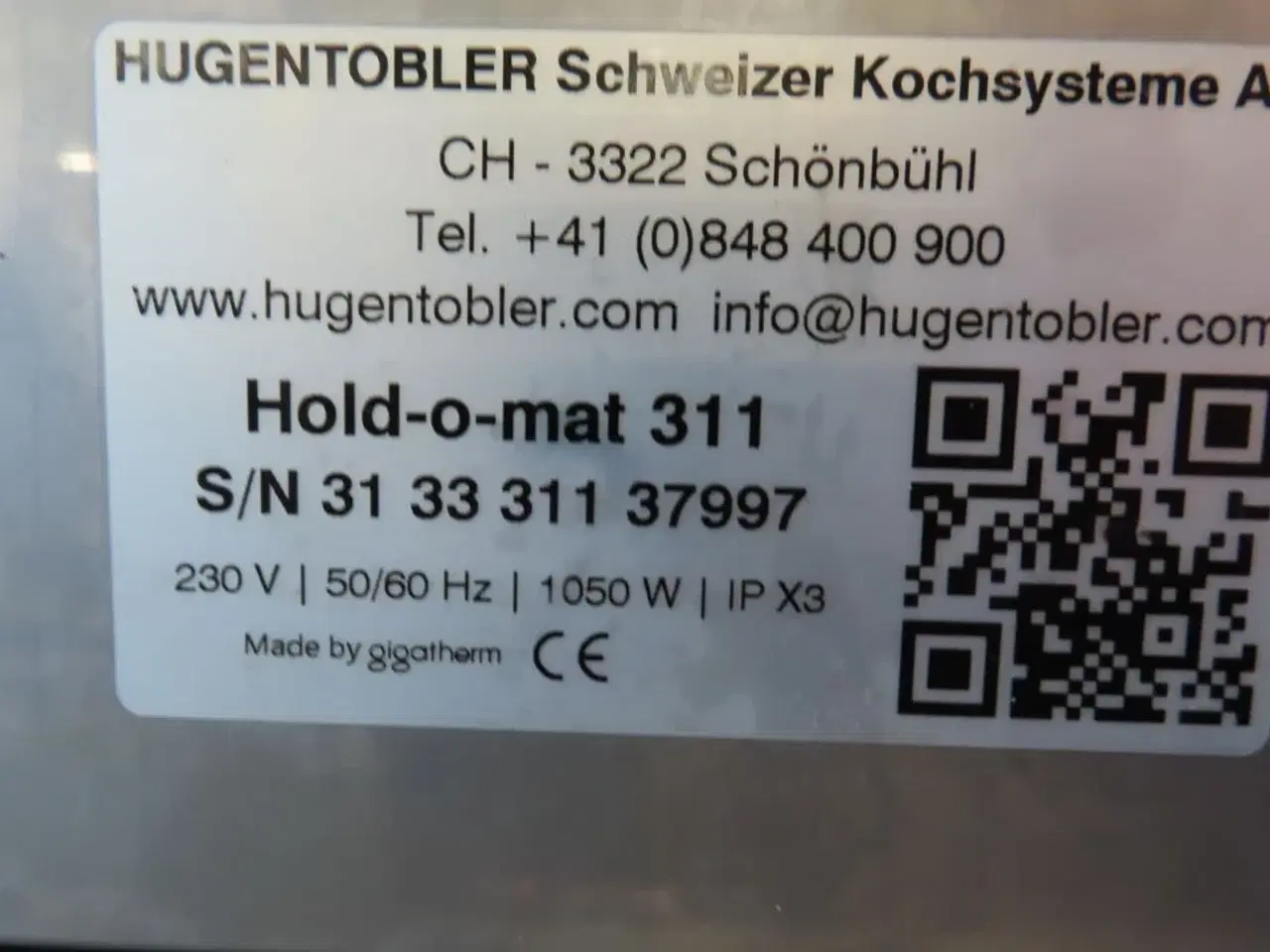 Billede 4 - Varmeskab HUGENTOBLER Hold-O-Mat 311
