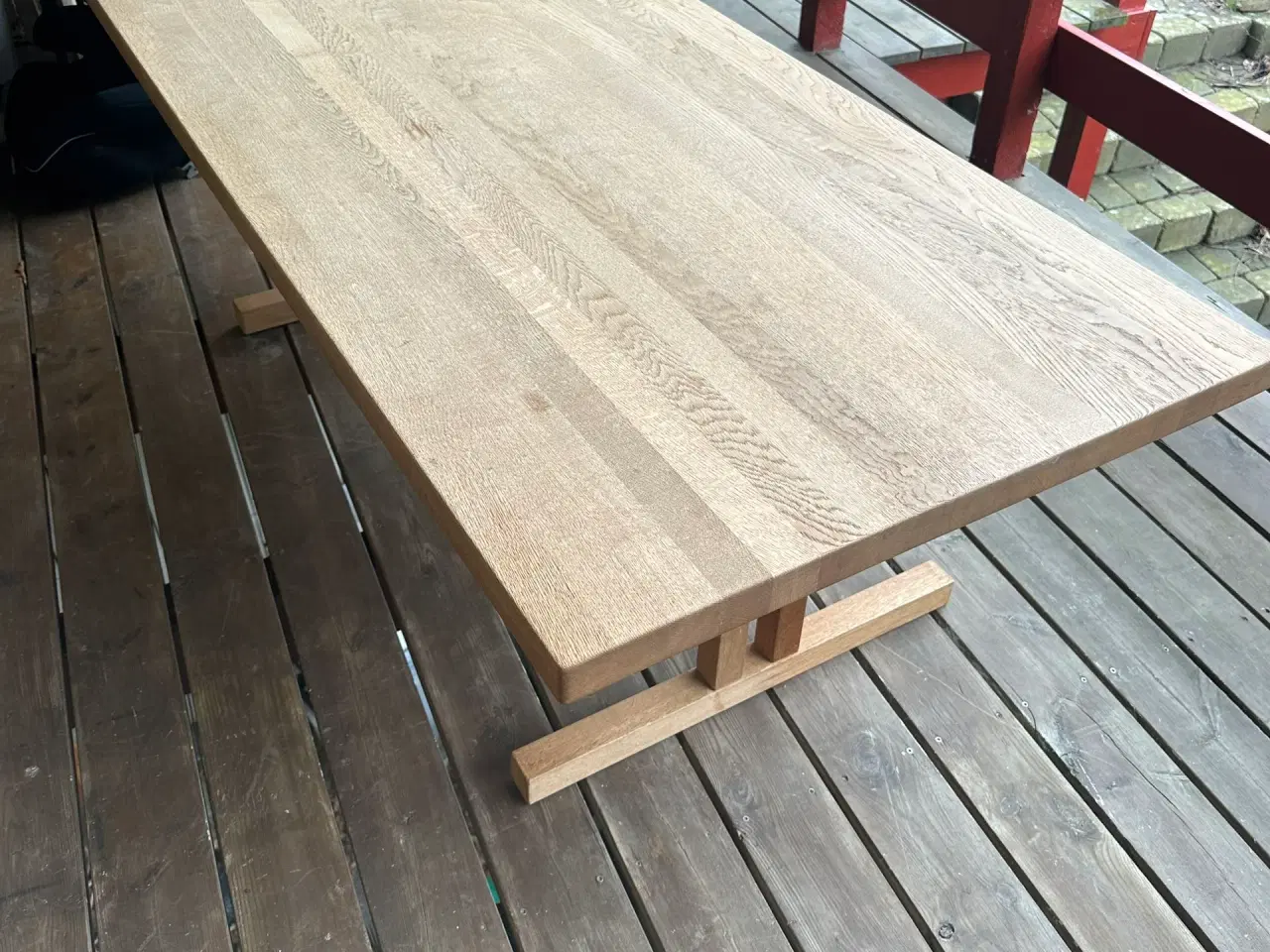 Billede 1 - Dansk design sofabord i massiv eg 