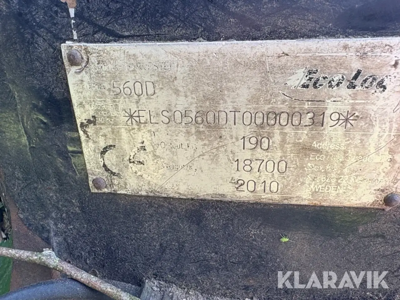 Billede 7 - Skovningsmaskine Ecolog 560D med processor  fældehovedet.