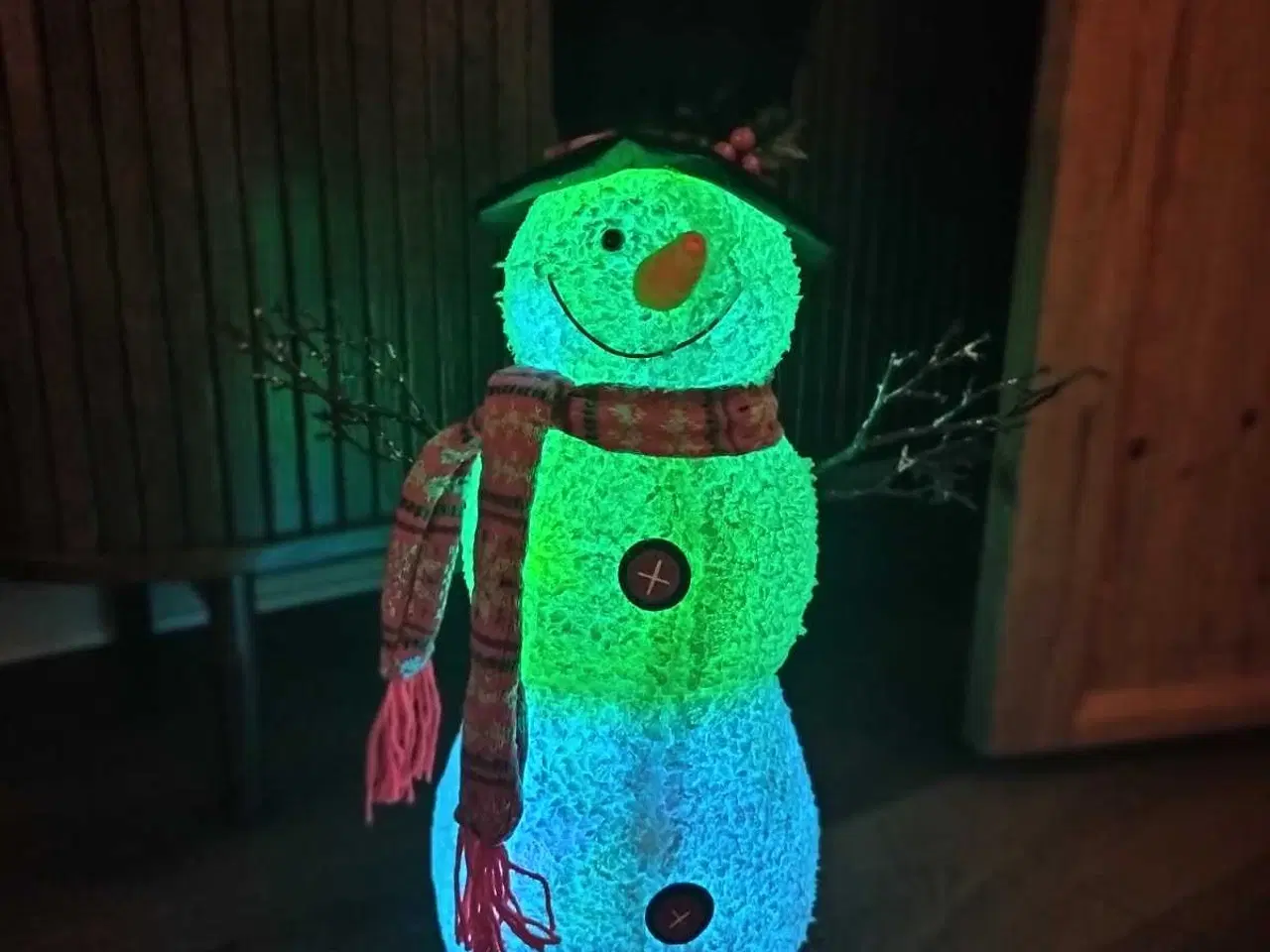 Billede 4 - Snemand med lys