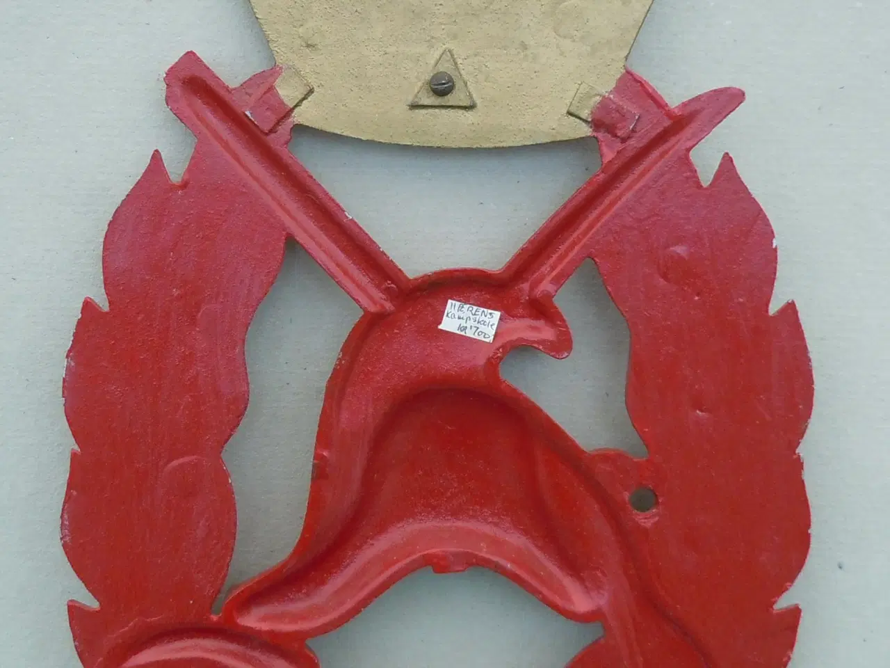 Billede 2 - Hærens Kampskole Afdelingsmærke 47x31 cm.