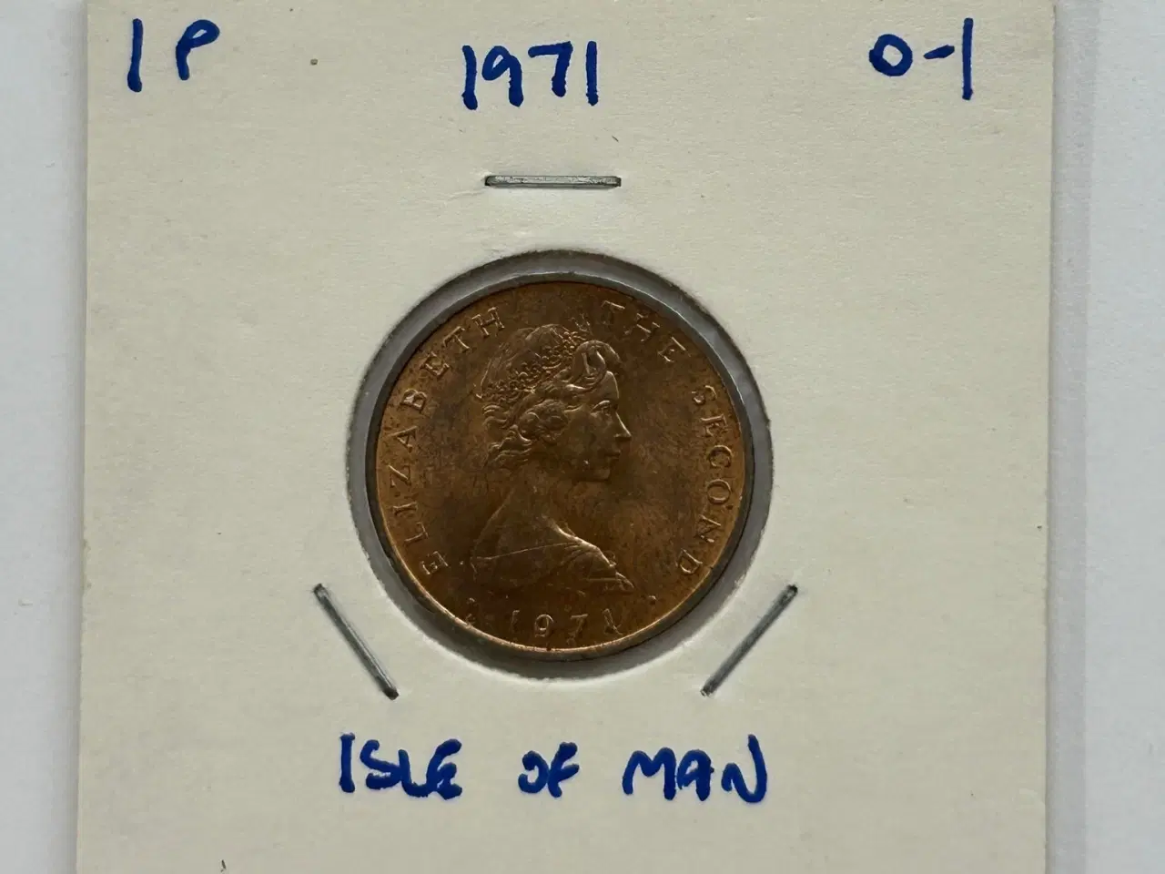 Billede 1 - 1 Penny Isle of Man 1971