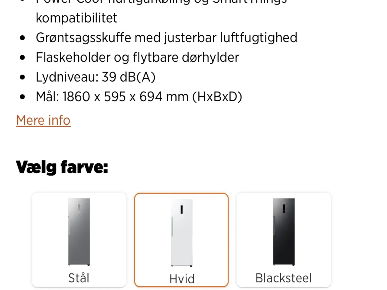 Billede 3 - Nyt Samsung Køleskab