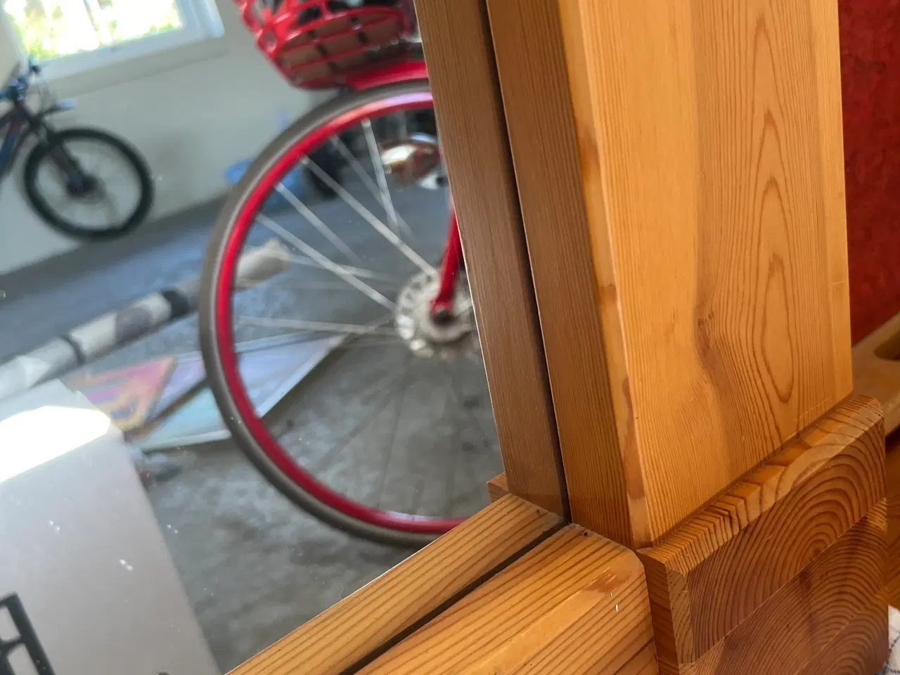 Billede 3 - Spejl Aksel Kjersgaard fyrretræ