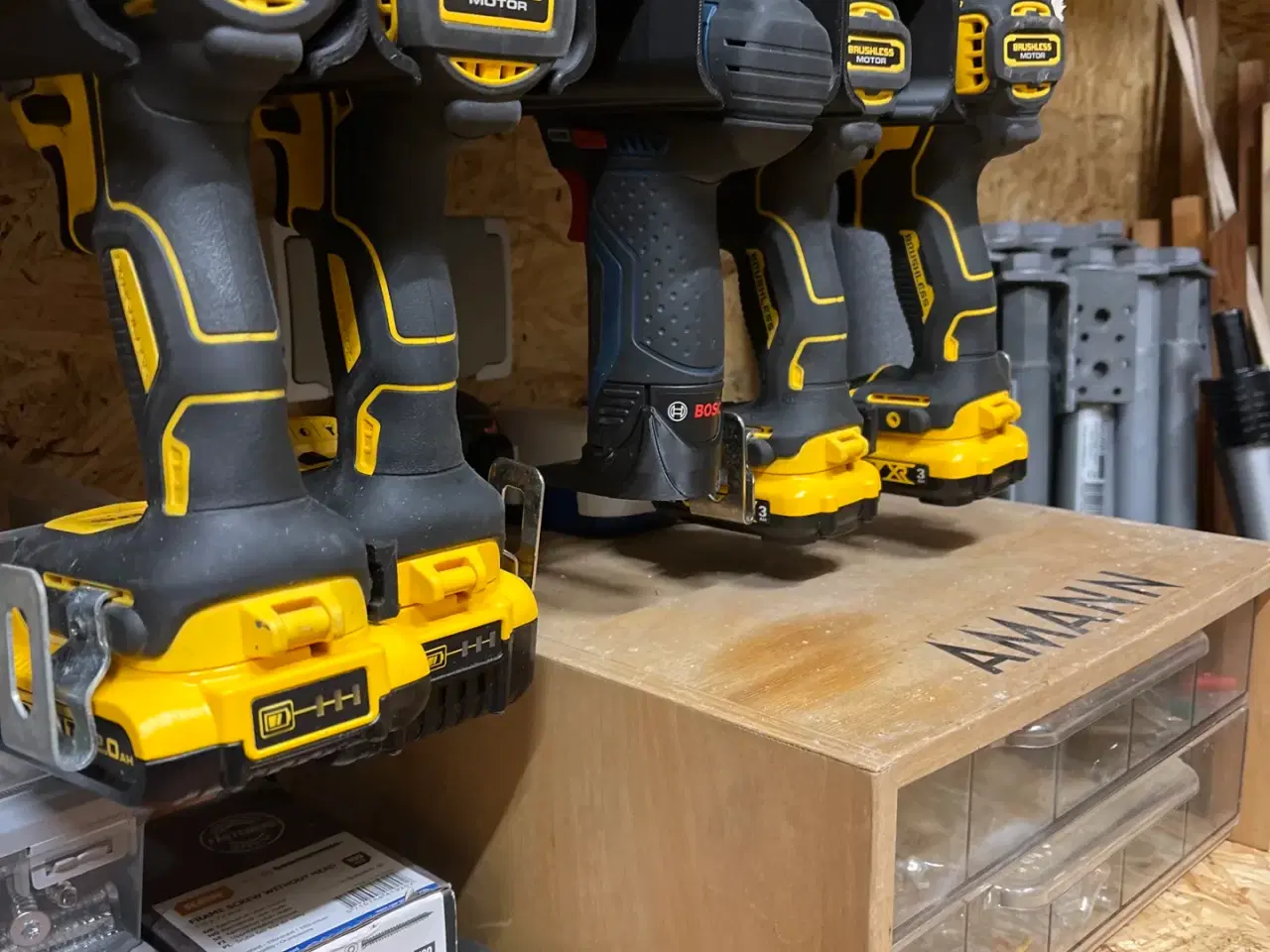 Billede 4 - Dewalt/Makita/Milwaukee skruemaskine holder sæt