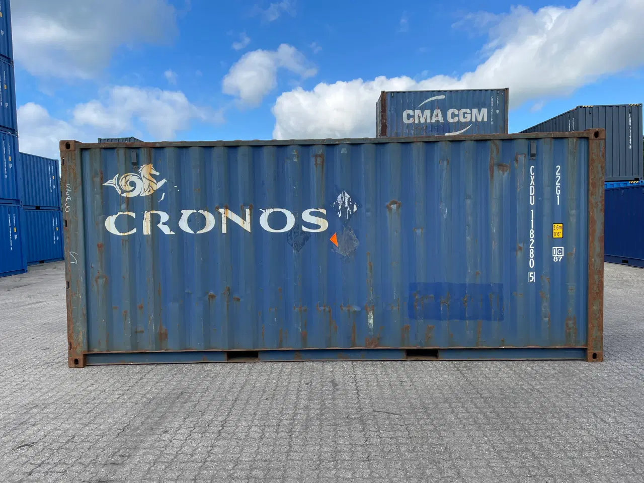 Billede 3 - 20 fods Container- ID: CXDU 118280-5