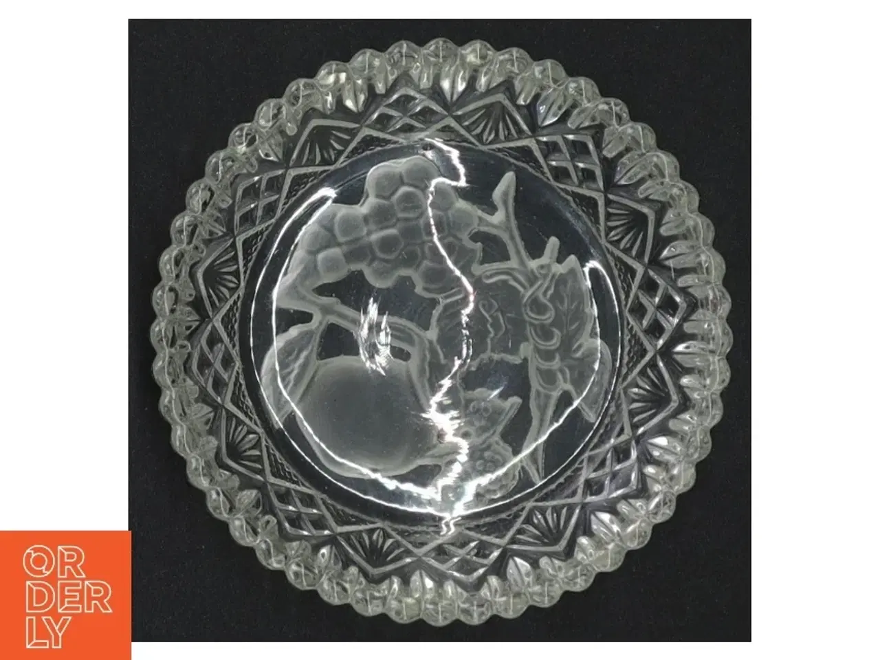 Billede 4 - Krystal skål med dekorativ kant (str. 11 x 3 cm)
