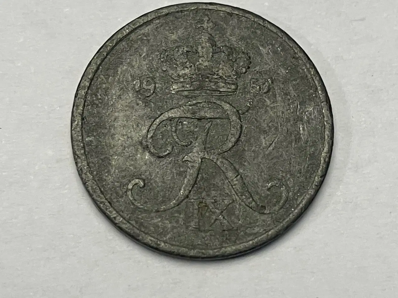 Billede 1 - 2 Øre Danmark 1957