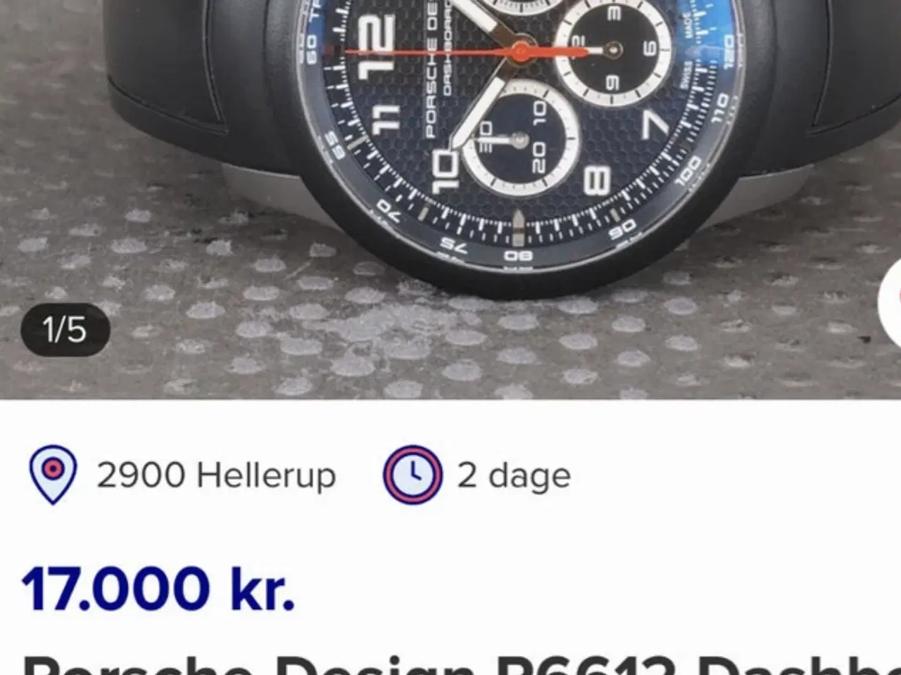 Billede 1 - Porsche Design Dashboard 99% NYT