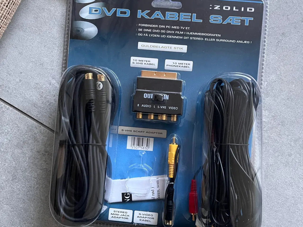 Billede 1 - DVD kabel til TV / pc