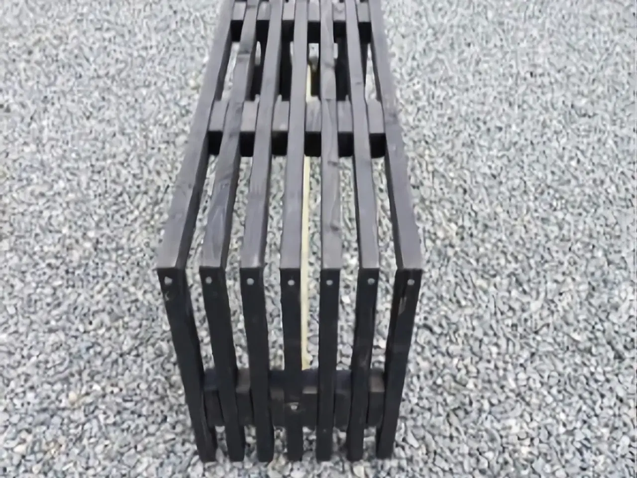 Billede 2 - Trallebænk i sort