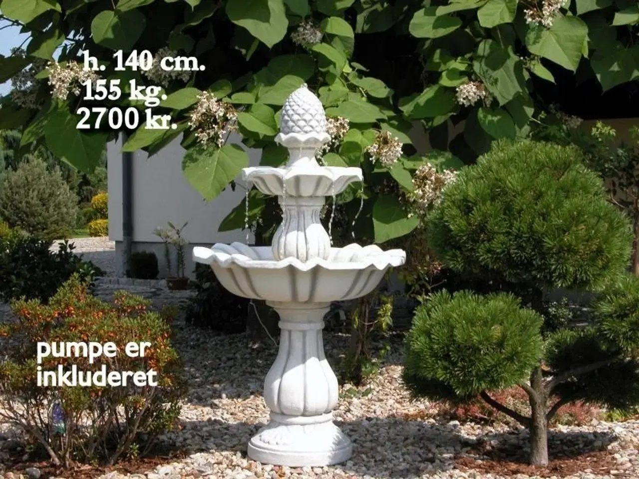 Billede 1 - VANDFONTÆNER- FLERE MODELLER- fontæne - springvand