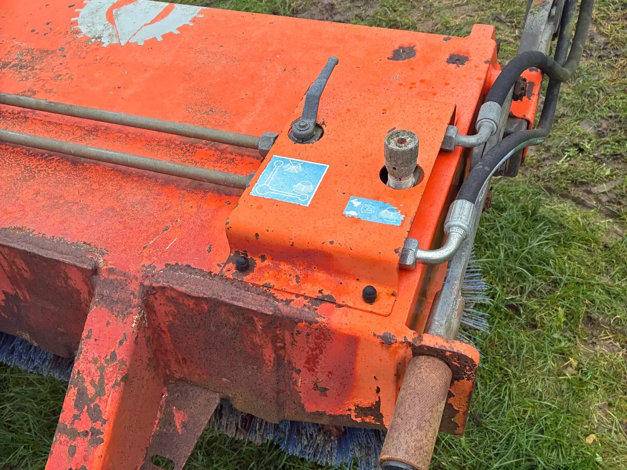 Billede 4 - Tuchel 205cm hydraulisk kost med kantbørste 