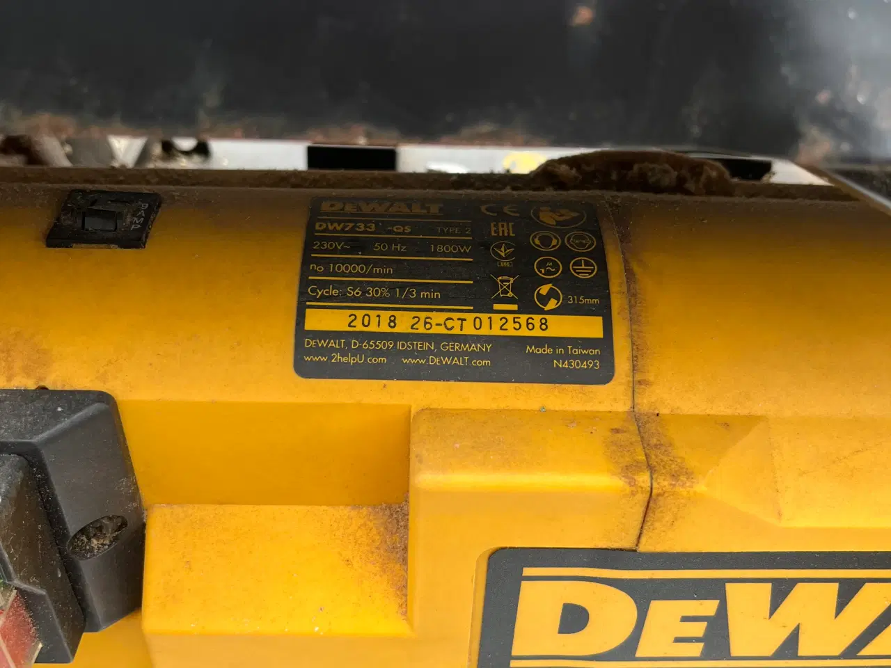 Billede 1 - dewalt 230 w  tykkelsehøvl