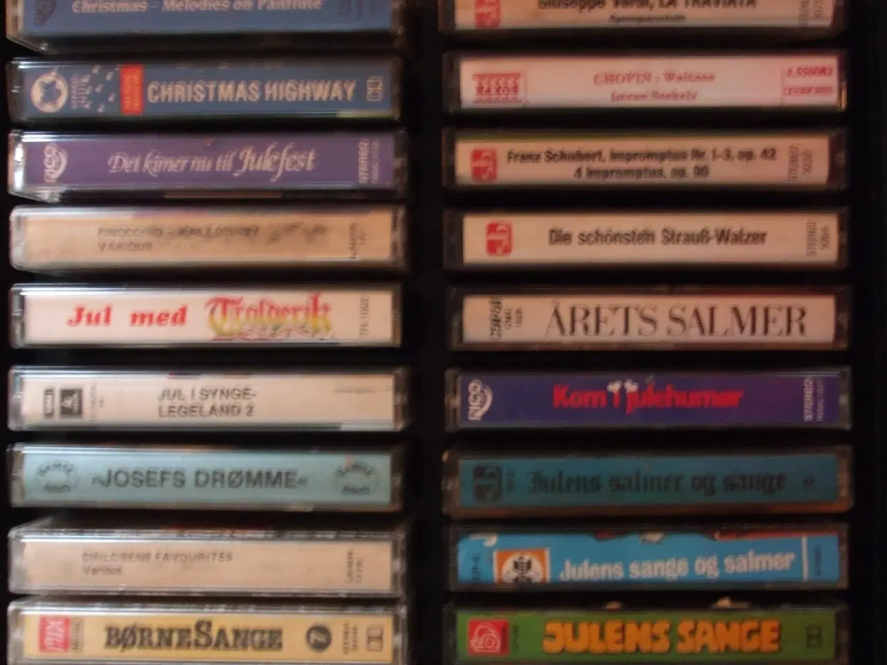 Billede 1 - Indspillede Kasettebånd