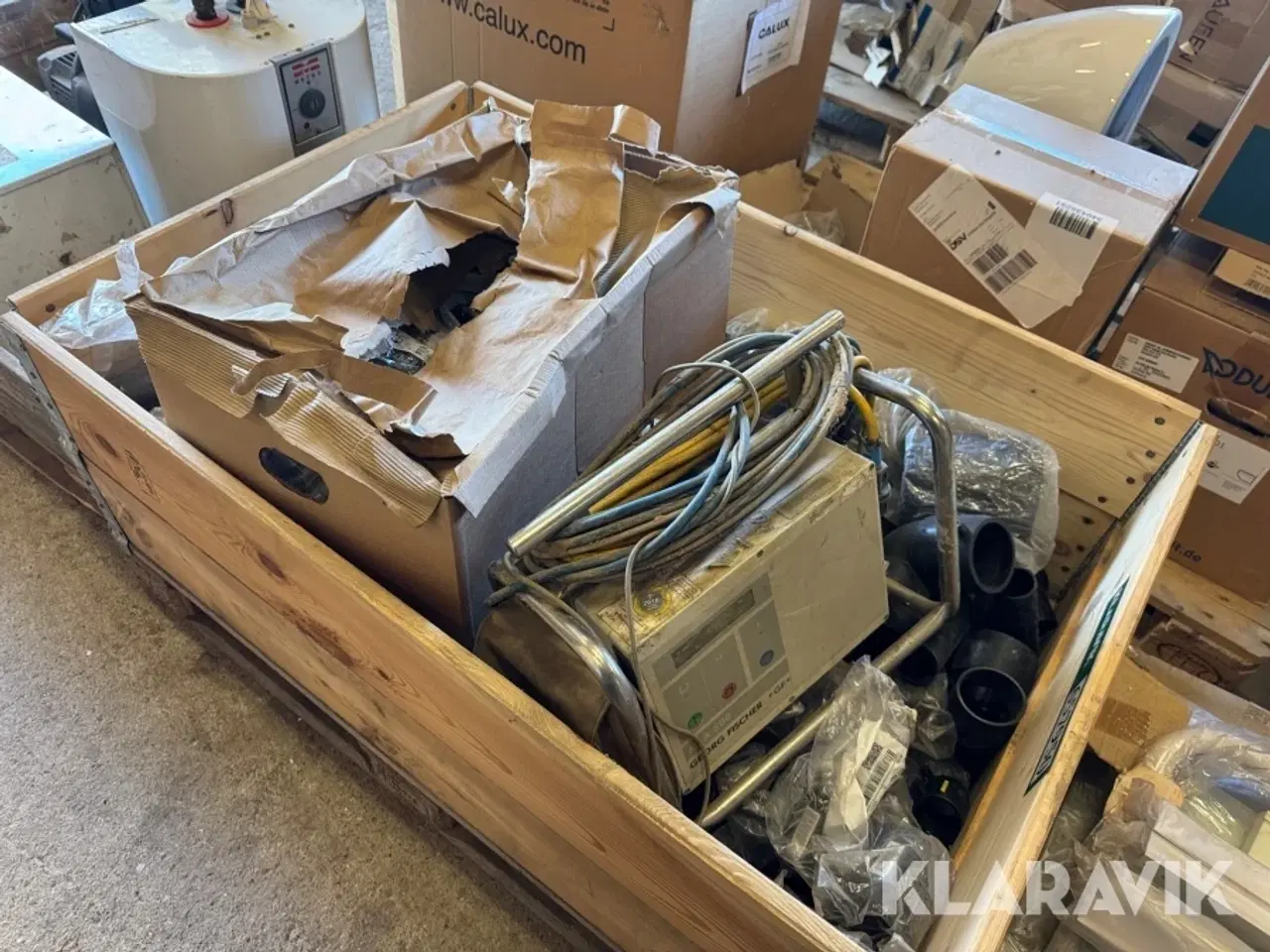 Billede 1 - Svejsemaskine og svejsemuffer LOT