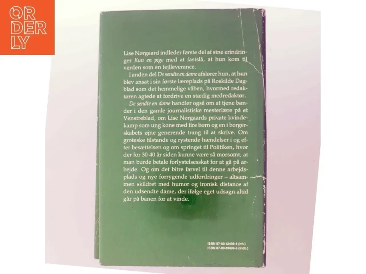 Billede 3 - De sendte en dame af Lise Nørgaard (Bog)