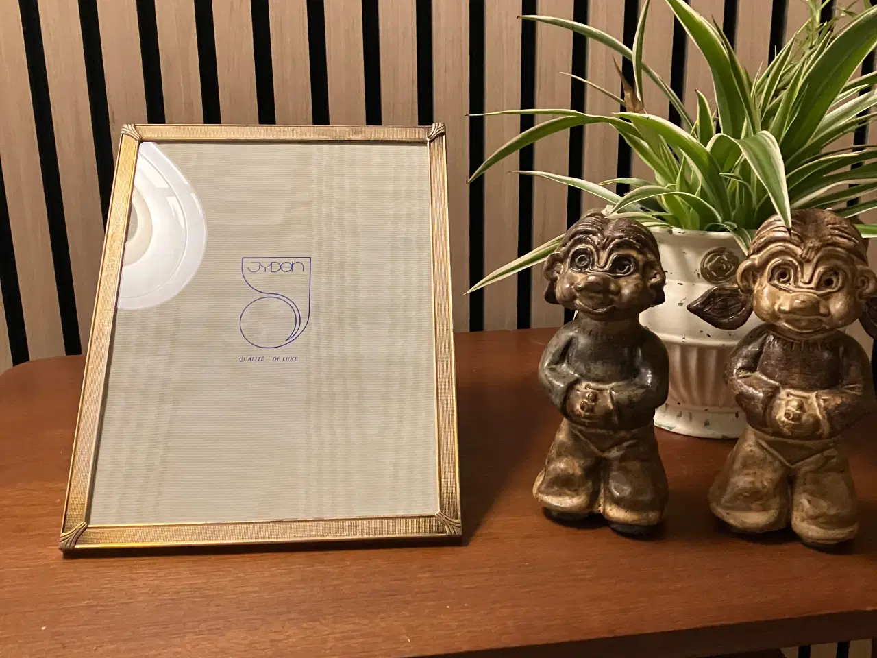 Billede 1 - Gammel metal ramme med patina.