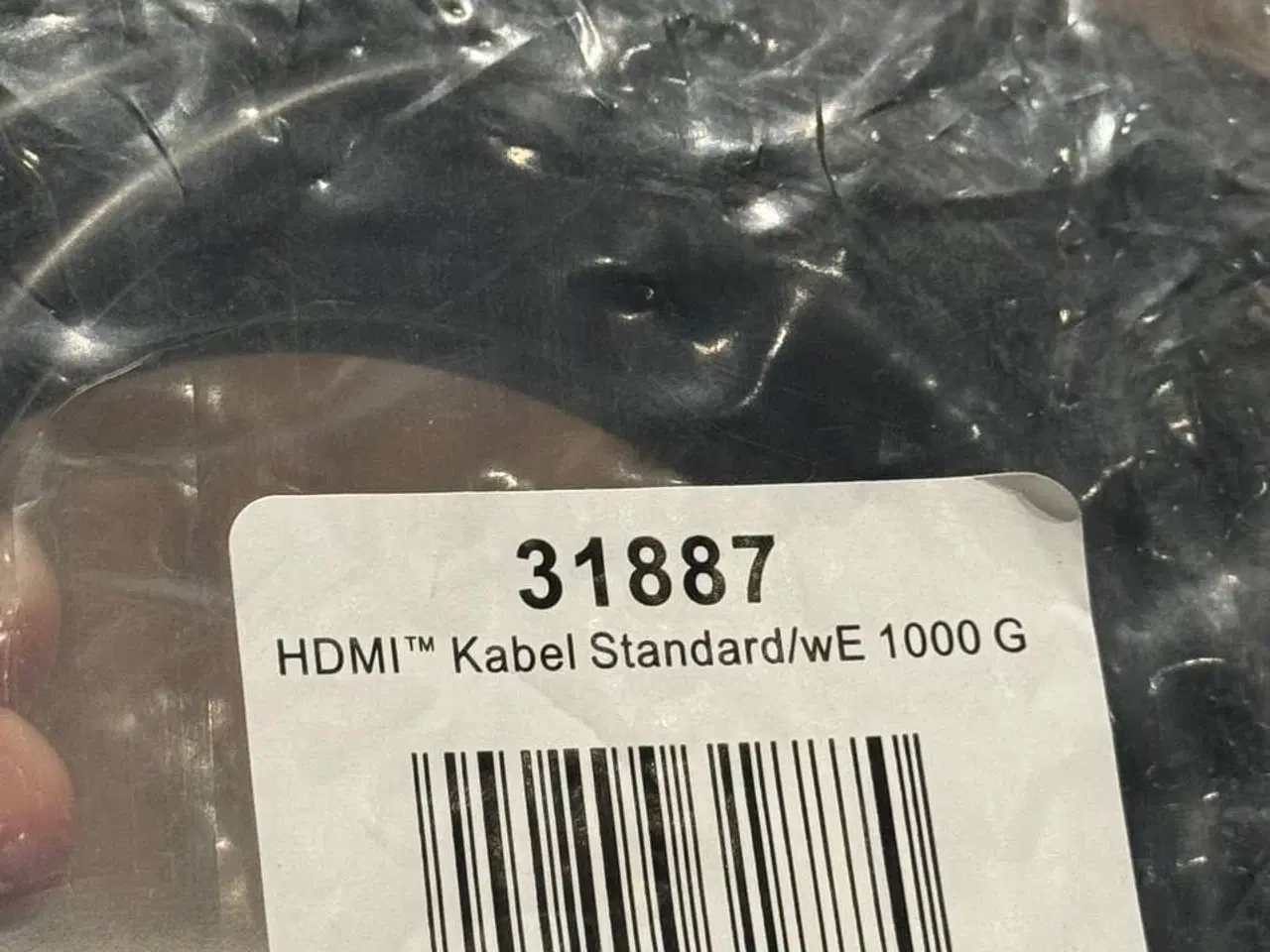 Billede 2 - HDMI kabel (31887 - HDMI Kabel standard w/E 1000g)