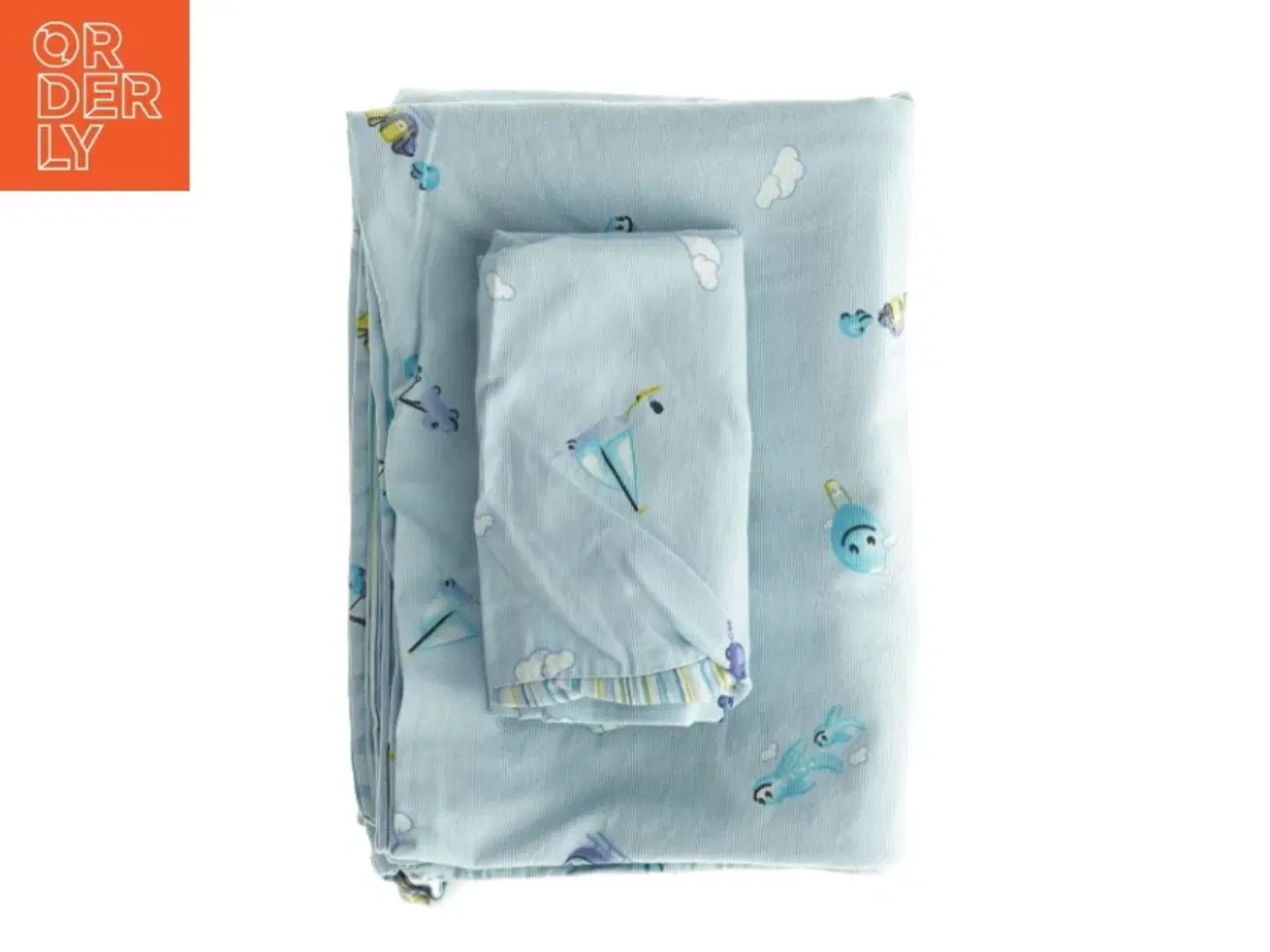 Billede 3 - Baby sengetøj  med dyreprint som nyt  (str. 42 x 36 cm 90 x 120 cm)