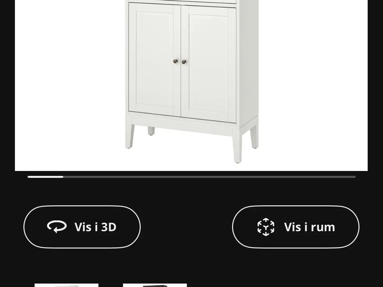 Billede 1 - IKEA HEMNES Vitrineskab