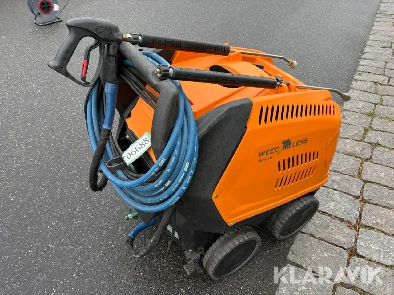 Billede 3 - Ukrudtskoger / hedvandsrenser Weedless Box 1.0 med 2 lanser