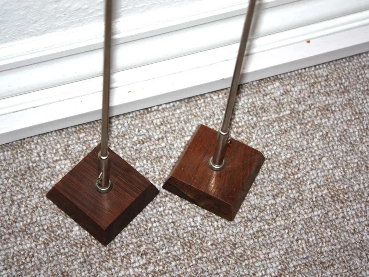 Billede 2 - Vintage palisander bord flagstang / bordflag