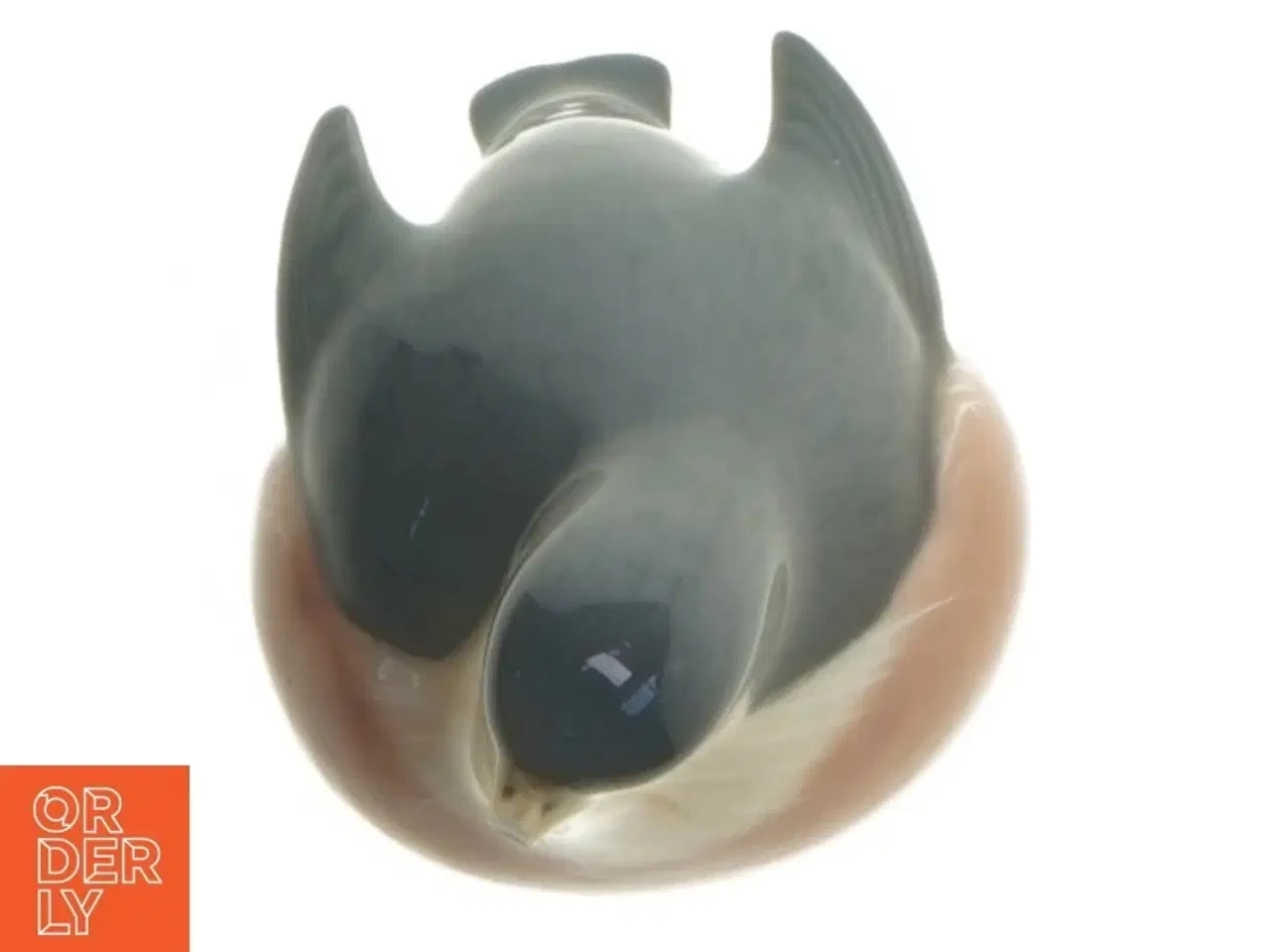 Billede 4 - Porcelænsfugl rødkælk  (str. 7 cm)