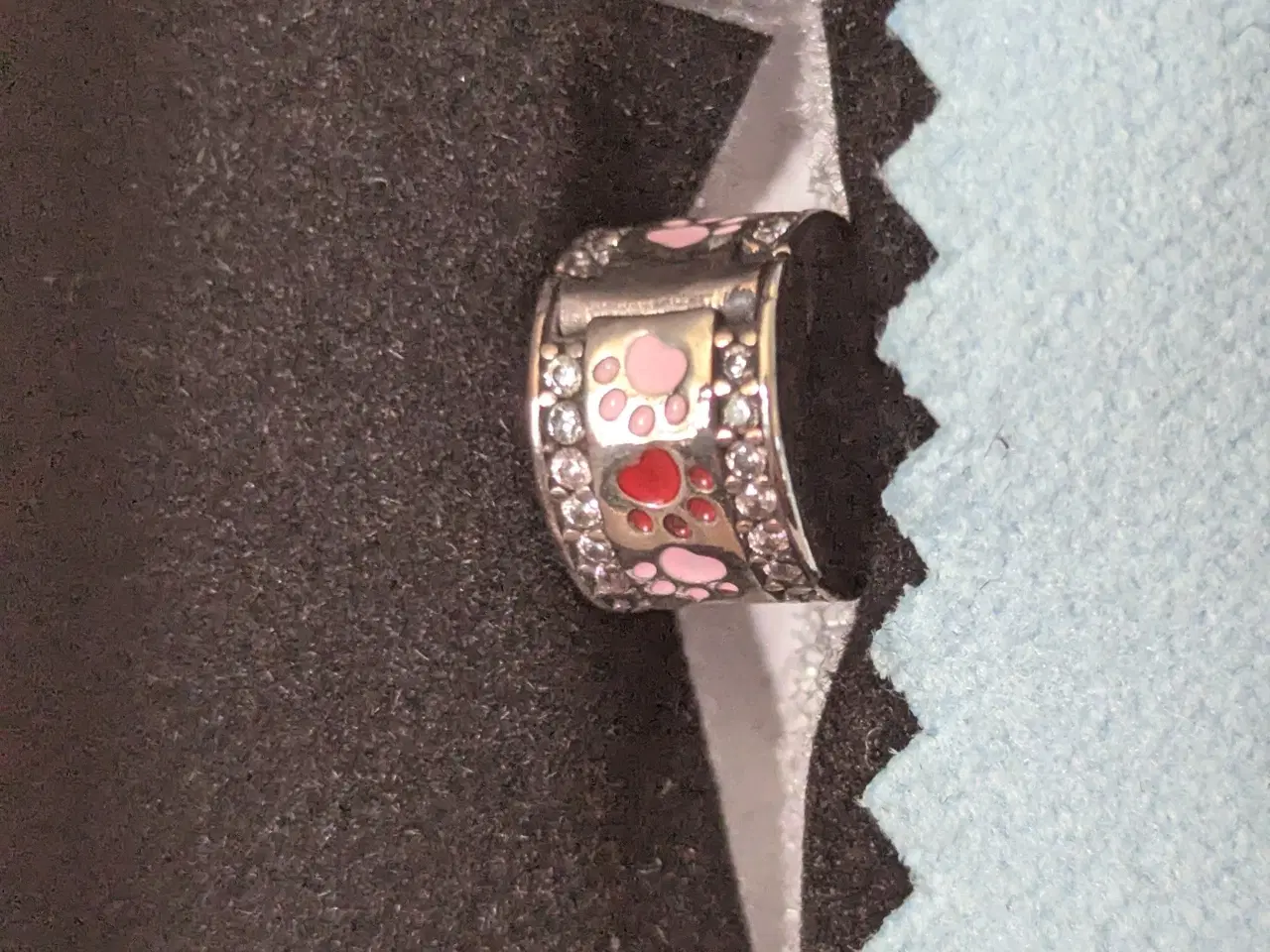 Billede 2 - Kugle med poter og zirkoner. sterling sølv.