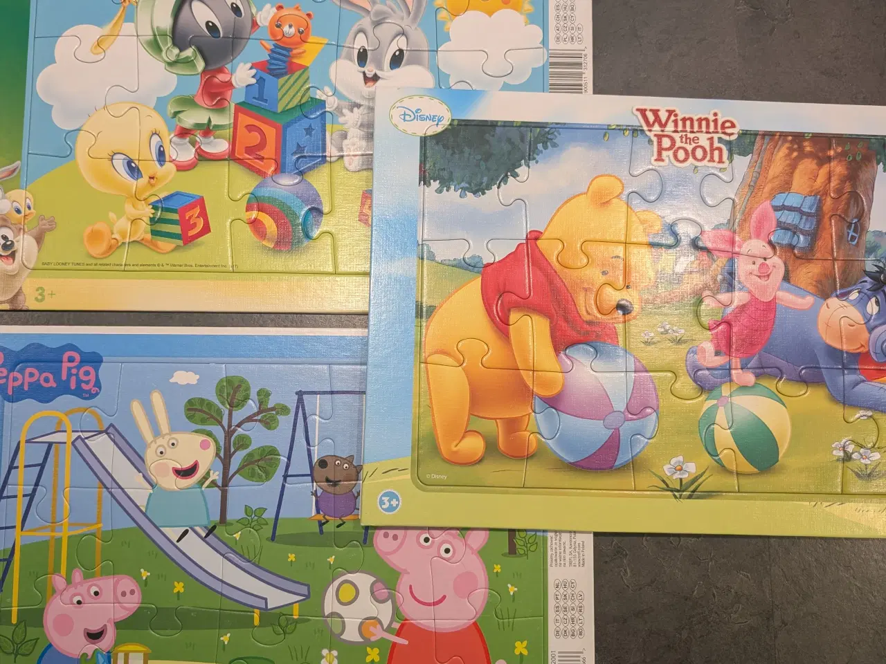 Billede 1 - Trefl børnepuslespil sæt med Peppa Pig Baby Looney